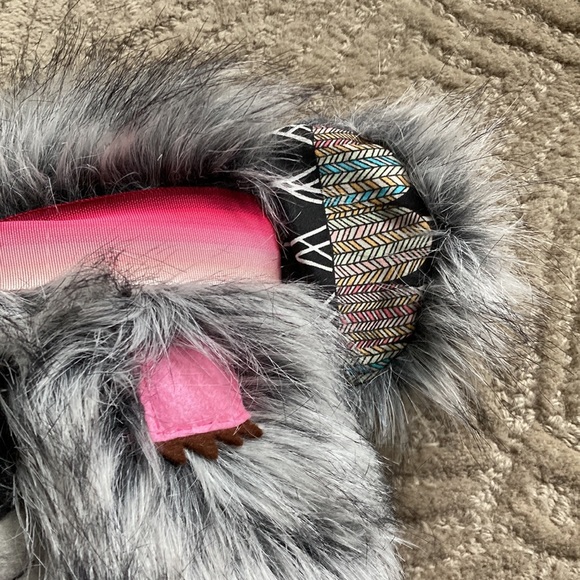 TEDDY BEAR REPUBLIC Sleepy Koala Bear Pillow Stuffy Mod Fabric Fuzzy - Picture 6 of 11